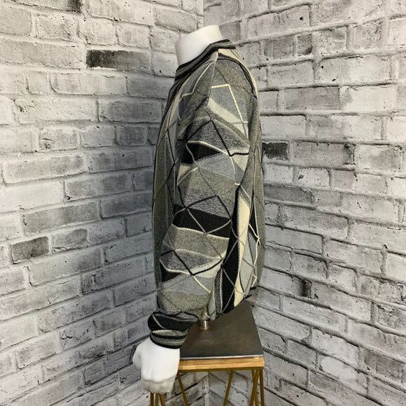 Vintage Tundra Sweater Medium Grunge Grandpa Dad 90s Biggie Crew Neck Pullover - Picture 5 of 12